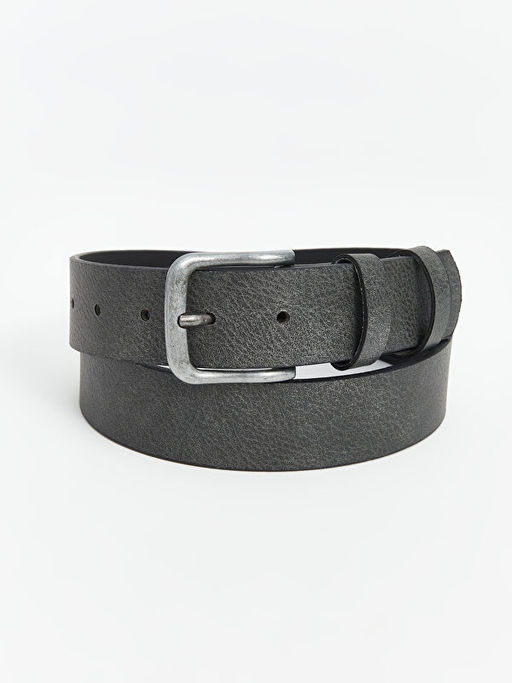 Deri G?r?n?ml? Erkek Kemer 2li - Waikiki фото 2