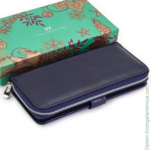 Большой женский кожаный кошелек SV СВ 7921-1090 - Sergio valentini фото 4