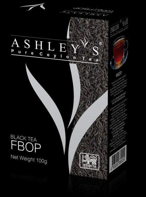 ASHLEYS. FBOP черный 100 гр. карт.пачка