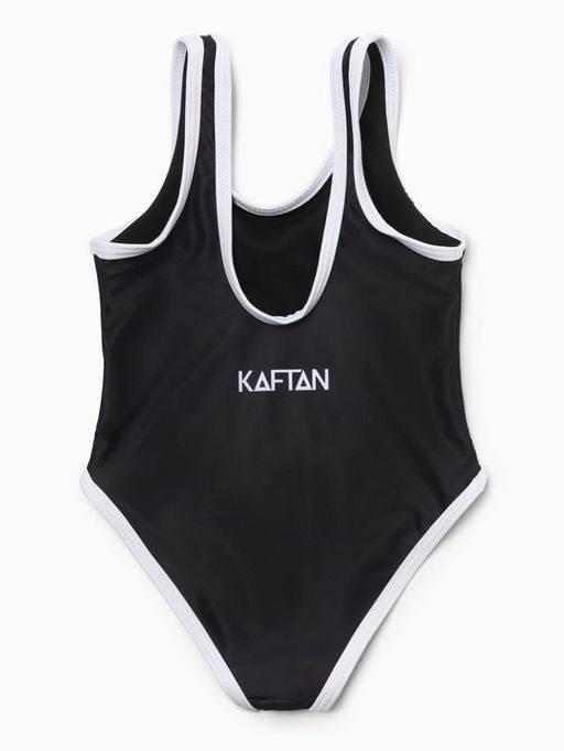 Купальник для девочки слитный KAFTAN: California, чёрный, размер 32 (110-116 см)