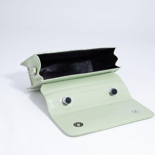 Сумка-мессенджер на клапане, цвет зелёный - Simaland фото 6