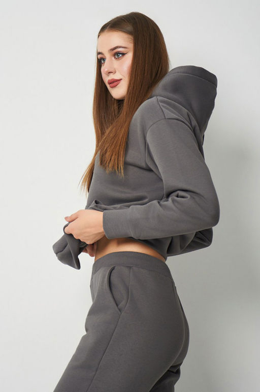 Арт.2904 Костюм женский с начесом 44-52 Цвет:темно-серый