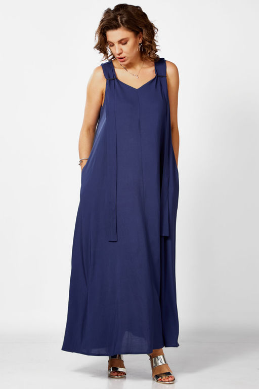 Платье BegiModa 1053 синий