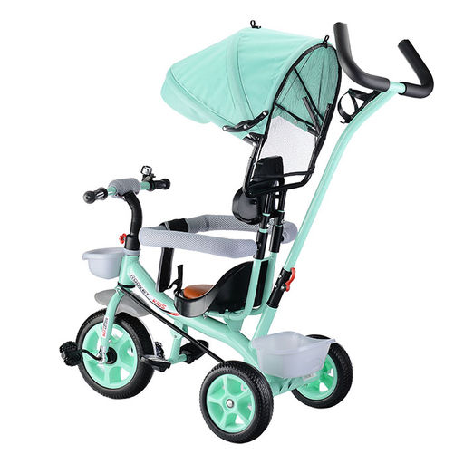 Велосипед 3-х колесный, зеленый