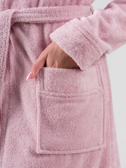Халат махровый KARNA NORA (Лавандовый)  фото 10