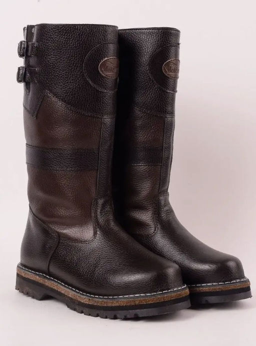 Монголки мужские высокие коричневые, подошва лепесток,