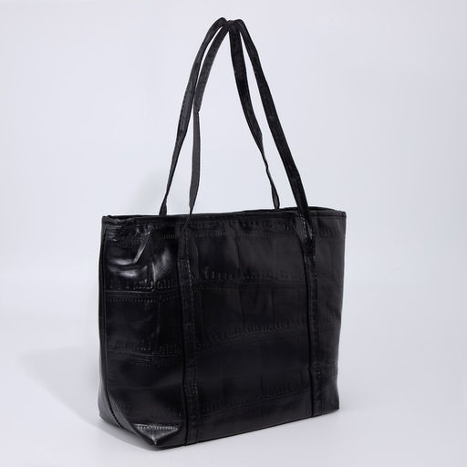 Сумка-шопер на молнии, цвет чёрный - Simaland фото 2