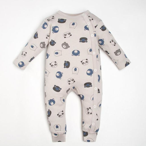 Комбинезон в набивку Крошка Я Мишка, рост 68-74 см, серый