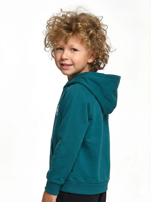 Джемпер худи (104-122см) 22-6284 хаки - Mini maxi фото 6