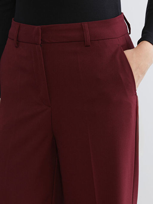 Standart Fit Geni? Pa?a Kad?n Pantolon