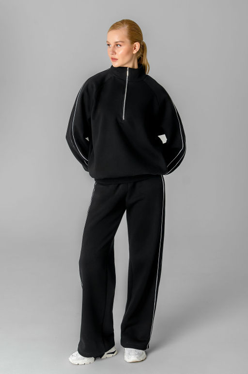 Арт. 2914 Костюм с начесом женский 44-52 (5 шт) Цвет:черный