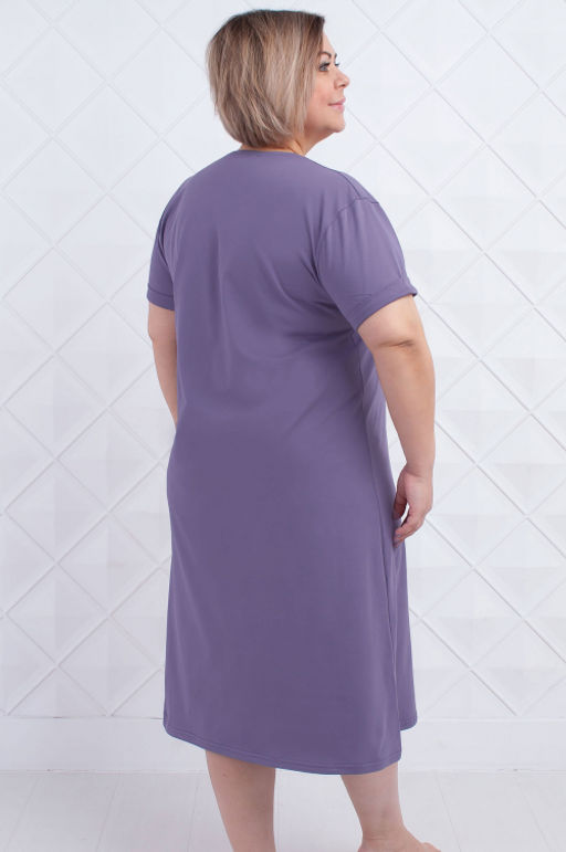 Арт. 4138 Туника женская 50-58 (5 шт) Цвет:пыльная сирень - Калинка фото 3