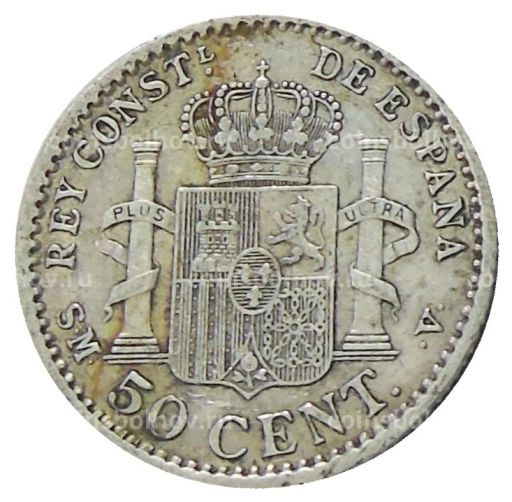 50 сентимо 1904 года Испания