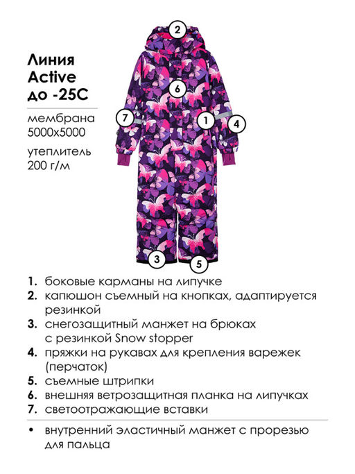 PlayToday / Комбинезон зимний для девочки  фото 6