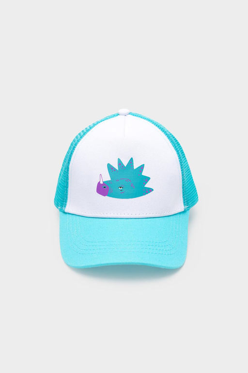 Crockid _ ТК 80079/белый,изумруд кепка дет