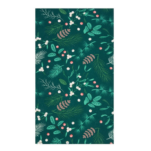 Полотенце новогоднее Доляна Needles 35х60 см, 100% хл, рогожка 164 г/м2 фото 3