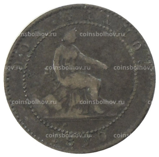 2 сентимо 1870 года Испания