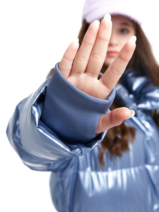 Куртка серебряный FY623 - Nota bene фото 3