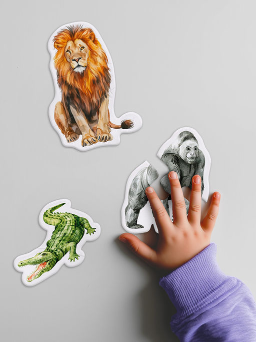 ФРЕЯ PZL-BК-011 Пазлы для малышей Животные Африки 18 элемент