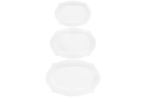 Набор 3 фигурных блюд 30,5*20,5*3,5 см Цветущая сакура - Elan gallery фото 5