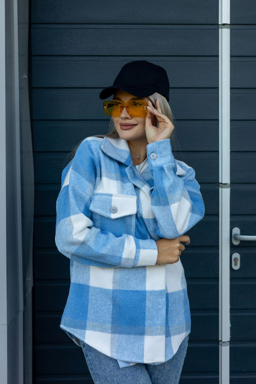 Рубашка женская в клетку РЖК-01