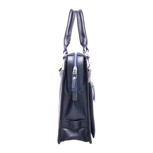 Кожаная деловая сумка для ноутбука Halston Black - Lakestone фото 22