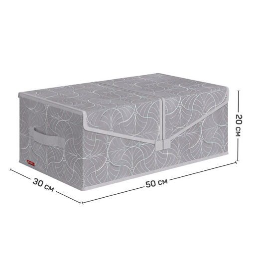 VAL LM-BOX-T2 Короб стеллажный 2-х секционный, 50*30*20 см, LINE MOON, шт