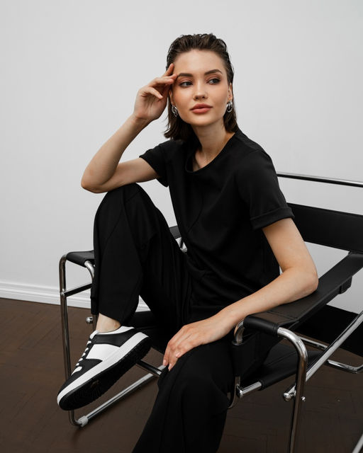 Брюки с декоративным швом BA004 - Sahar art lab фото 4