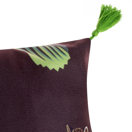 Наволочка декоративная с кисточками Этель Хищники, 43х43 см  фото 6