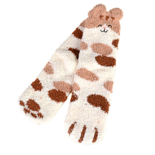 Носки женские флисовые р. 35-40 новогодний / MNZ-19 / ОДНА ПАРА (1)