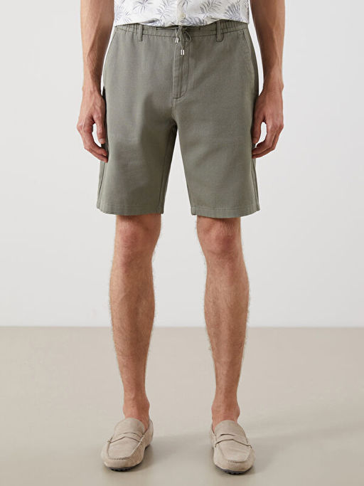 Standart Kal?p Beli Ba?lama Detayl? Erkek ?ort