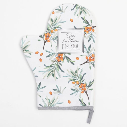 Варежка-прихватка Berry garden 20х28см,саржа, 100% х/л, ватин 250г/м2 - Этель фото 2