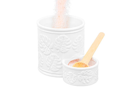 Банка д/соли 500 мл 15,5*10*14,5 см Тропики с крышкой, деревянной ложкой - Elan gallery фото 5