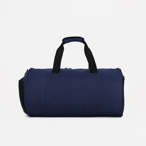 Сумка спортивная на молнии, отдел для обуви, длинный ремень, цвет синий - Simaland фото 3