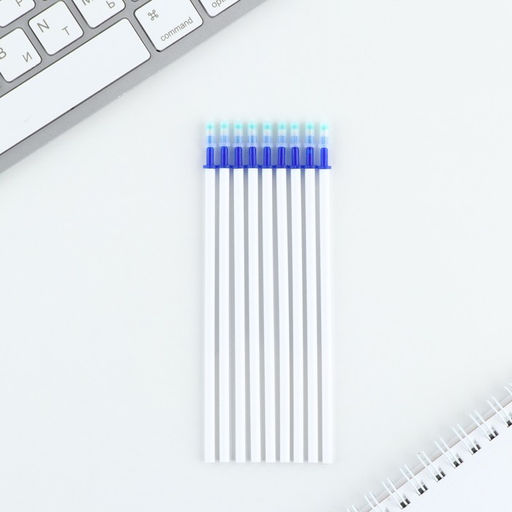 Набор ручка гелевая со стираемыми чернилами + 9шт стержней Аниме, синяя паста, 0,5 мм - Artfox фото 5