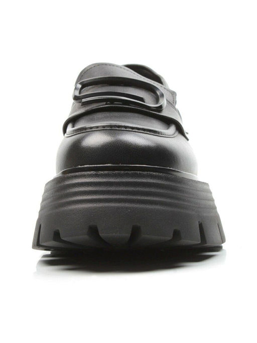 03-5932 BLACK Лоферы женские (натуральная кожа) - Фабричный китай фото 7