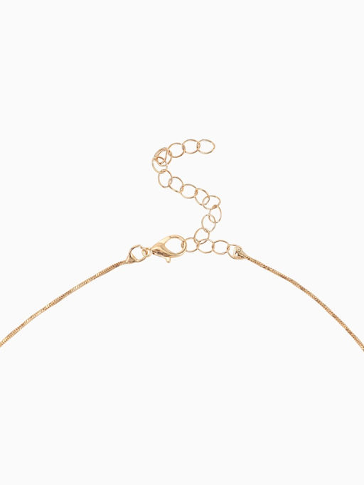 Набор 2 предмета: серьги, колье Изумление цветение, цвет сине-белый в золоте, 42 см