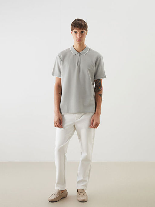 Polo Yaka K?sa Kollu Erkek Ti??rt