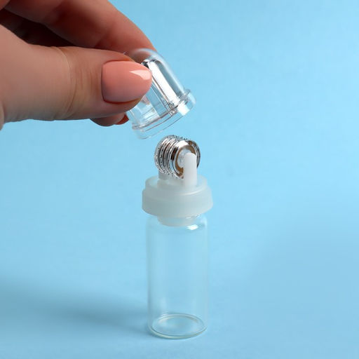 Мезороллер со флаконом для сыворотки, 64 иглы, 0,25/0,5/1 мм, флакон 10 мл, цвет прозрачный - Simaland фото 7