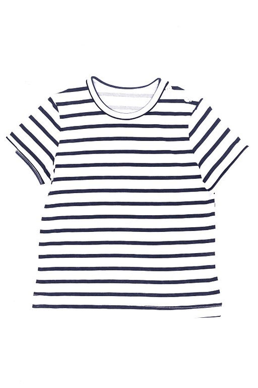 Футболка М42002бс Белый-синий