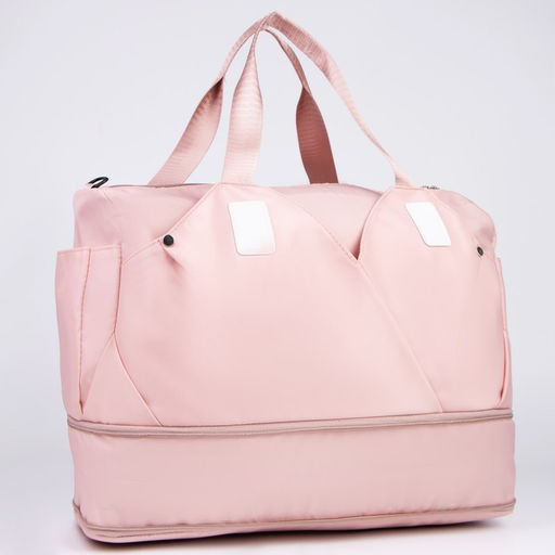 Сумка спортивная на молнии с увеличением, 4 наружных кармана, цвет розовый - Nazamok фото 6