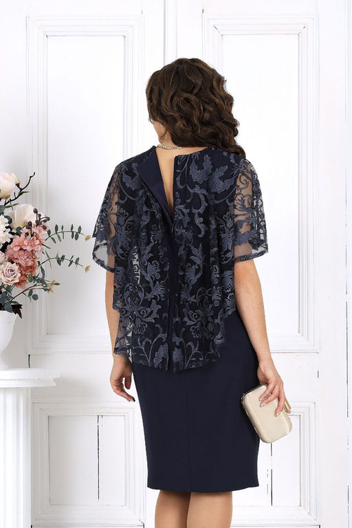 Платье Ninele 7508 синий фото 4