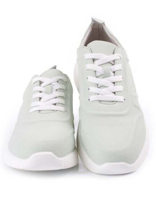 05-PDL195-3 LT. GREEN Кроссовки женские (натуральная кожа) - Фабричный китай фото 24