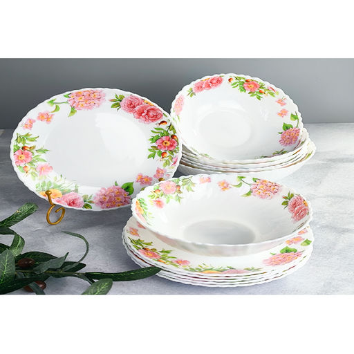 Набор столовый JEWEL Агнес 13 предметов 7001 (стеклокерамика) арт. ПС00112-48 - Полимербыт фото 2