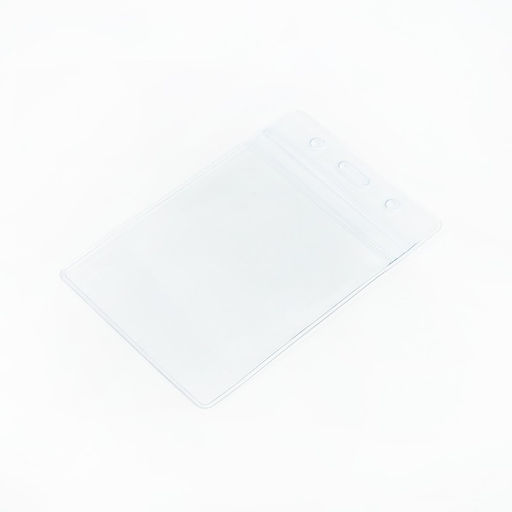 Цена за 10 шт. Бейдж-карман вертикальный, 120x80 мм, 25 мкр, с защёлкой - Calligrata фото 3