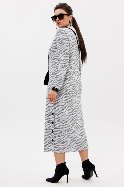 Платье ANELLI 1755 серая магия  фото 3