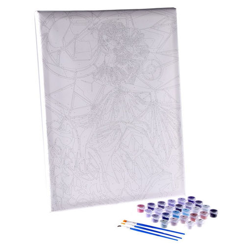 Картина по номерам на холсте с подрамником «Девушка в танце», 40×50 см