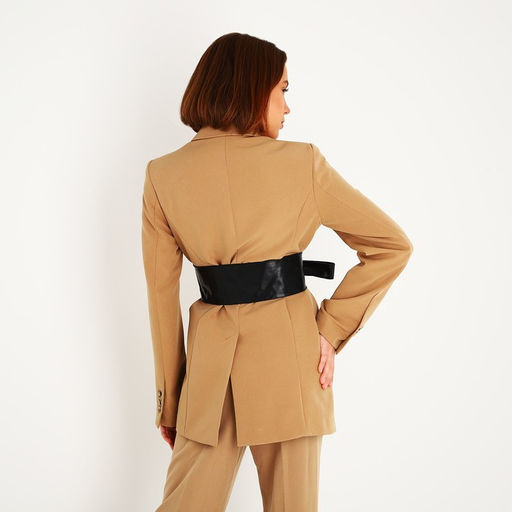 Пояс-кушак, ширина 8.5 см, цвет чёрный - Simaland фото 6