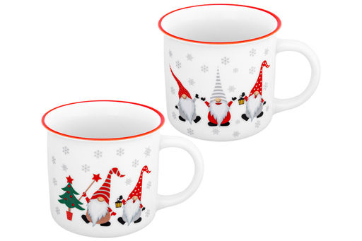 Набор 2 кружек 400 мл 13*9,5*8,8 см Веселые гномики NEW BONE CHINA - Elan gallery фото 4