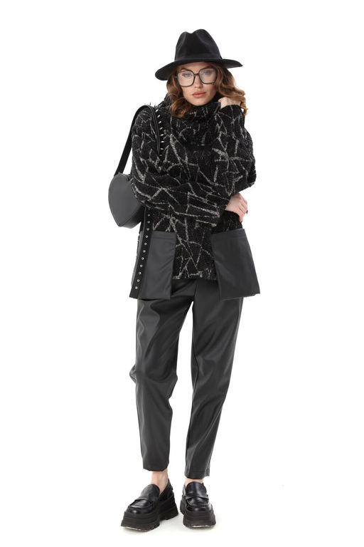 Костюм NIKVA н1002-1 черная геометрия  фото 4